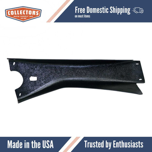 Dashboard Cap Cover Skin Overlay Black for 1970-1971 Plymouth BARRACUDA