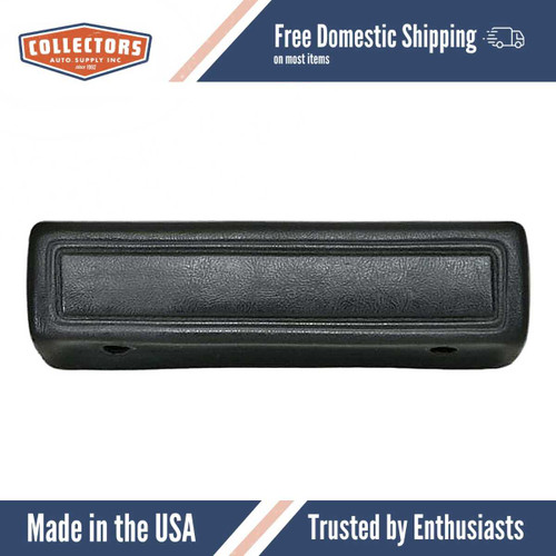 Interior Door Arm Rest Skin Overlay Black for 1966-1970 Dodge/Plymouth Multiple Models