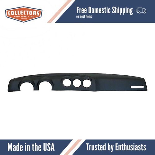 Dashboard Cap Cover Skin Overlay Black for 1974-1978 Datsun 260Z