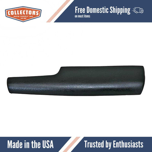 Interior Door Arm Rest Skin Overlay Black for 1971-1974 Dodge/Plymouth Multiple Models