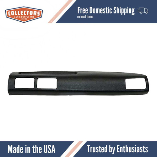 Dashboard Cap Cover Skin Overlay Black for 1987-1988 Toyota Pick Up Truck