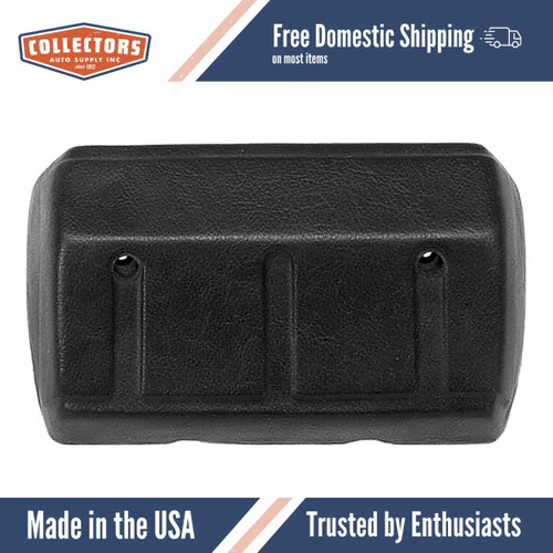 Interior Door Arm Rest Cap Cover Skin Overlay Black for 1967-1971 Chevrolet Crewcab, Blazer