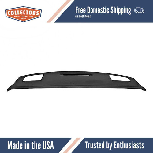 Dashboard Cap Cover Skin Overlay Black for 1984-1989 Chevrolet Corvette