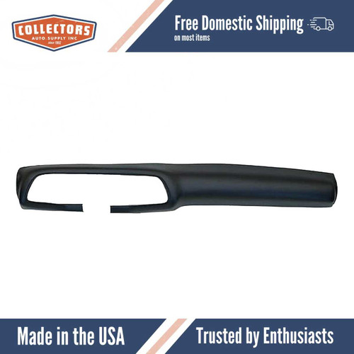 Dashboard Cap Cover Skin Overlay Black for 1970-1978 Chevrolet Camaro