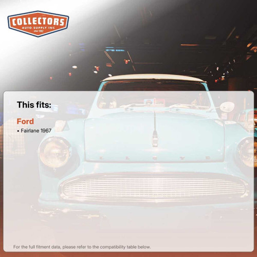 Dashboard Cap Cover Skin Overlay Black for 1967 Ford Fairlane