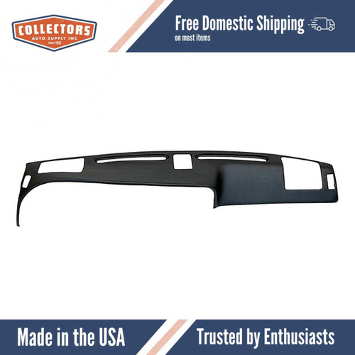 Dashboard Cap Cover Skin Overlay Black for 1985-1988 Ford/Mercury Multiple Models