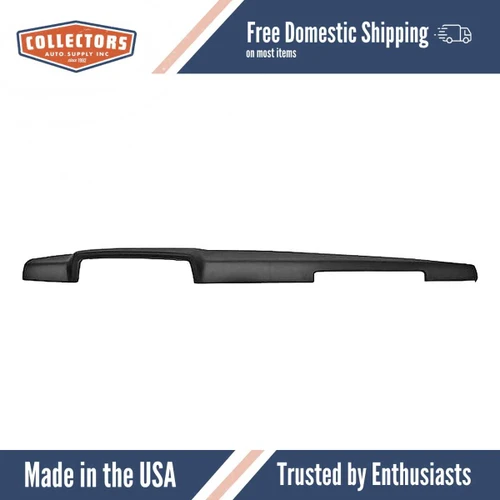 Dashboard Cap Cover Skin Overlay Black for 1975-1980 Volvo 240, 260