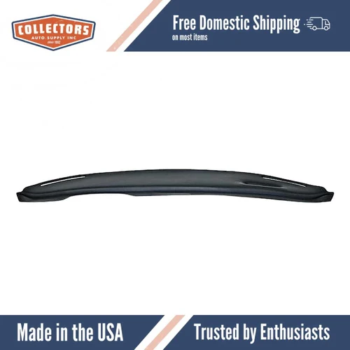 Dashboard Cap Cover Skin Overlay Black for 1966-1971 Volkswagen Karmann Ghia