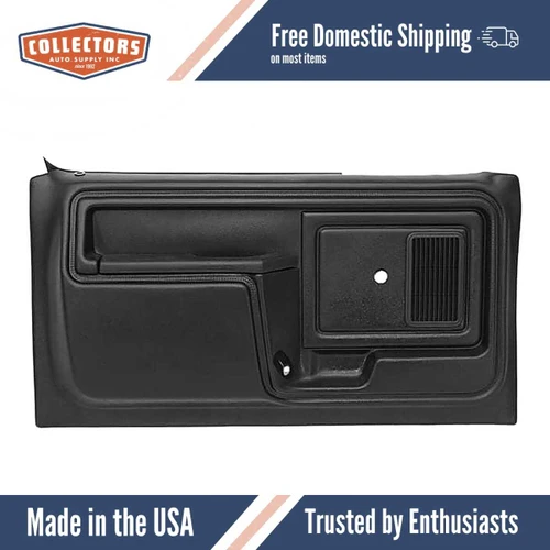 Interior Door Panel Skin Overlay Black A for 1980-1986 Ford Multiple Models