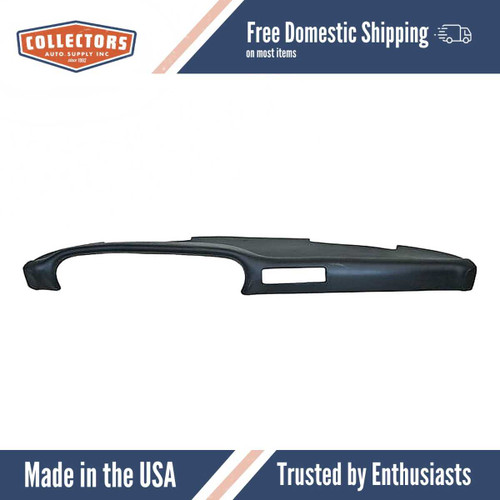 Dashboard Cap Cover Skin Overlay Black for 1969-1985 Porsche 911, 912, 930