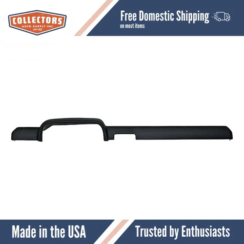 Dashboard Cap Cover Skin Overlay Black for 1970 Porsche 914