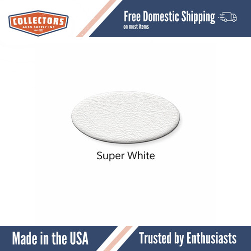 Upper Dashboard Cap Cover Super White for 1961-1973 Volvo 1800 SERIES