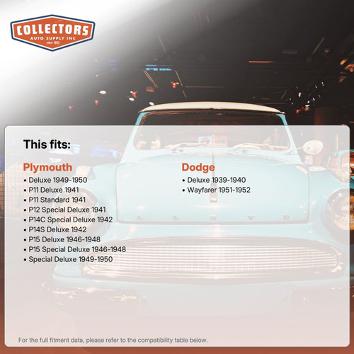 Diamond Series Front Coil Spring for 1946-1948 Plymouth P15 Special Deluxe an...
