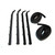 Window Sweeps Channel Kit for 1975-1980 Ford Econoline Van LH, RH - 8 Piece Set - US Manufactured - Smooth Window Movement