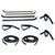 Window Sweeps Channel Door Seal Kit for 1971-1972 Ford F-Series Vehicles - Left & Right Side - 10 Pcs - US Made EPDM Rubber