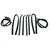 Window Sweeps Channel Kit for 1981-1984 Ford Econoline Van LH, RH - Smooth Window Movement & Noise Reduction