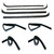 Window Sweeps Channel Kit for 1971-1972 Ford F-Series Vehicles, Left and Right Side, 8 Pieces, US Manufactured