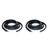 Weatherstrip Seal for Jeep Vehicles, EPDM Rubber, Easy Installation, Quieter Ride, Long Lifespan, Smooth