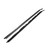 Window Sweeps Felt Kit LH, RH for 1979-1986 Ford Mustang w Black Aluminum Trim