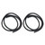 Door Rubber Weatherstrip Seal Front, LH & RH for 1997-2004 Dodge Dakota