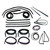Window Sweeps, Channel, Door Seal, Vent Kit LH, RH for 1978-1979 Ford Bronco