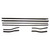 1965-1966 Ford Mustang Window Sweeps Felt Kit Belt Line Weatherstrip Coupe, Convertible
