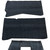 Sound Deadener 3Pc for 1965-68 Ford Mustang 2 Door Hardtop Front Tar Mat
