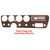 Dash Cover Insert Trim Aluminum for 71-77 Gremlin Hornet Engine Turned Glove Box