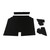 Trunk Floor Mat Cover for 1970 Pontiac Bonneville Sedan Hardtop, Black Carpet Material, 4pc Set, Made in USA.