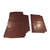 Trunk Floor Mat Cover for 1962 Pontiac Bonneville Coupe Convertible, Red Rubber Material, 2pc Set, US-made OEM Fit.