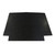 Fiberglass Hood Insulation Pad Heat Shield for 1971-72 Cadillac Eldorado, Gray/Black, US-made, reduces engine noise and heat.