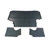 Trunk Floor Mat Cover for 1962 Pontiac Catalina Coupe, Aqua Rubber Material, 3pc Set, Made in USA