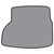Trunk Floor Mat Cover 1pc for 1965 Chevrolet Corvair 2 Door Hardtop Crowsfoot