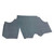 Trunk Floor Mat Cover 1pc for 1974-1977 Pontiac Firebird 2 Dr Hardtop Green Gray