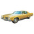 Package Tray Insulation for 1972 Oldsmobile Delta 88 Hardtop 2-DR Gray Rear 1 pc