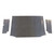Trunk Floor Mat Cover for 1961-1963 Pontiac Tempest Sedan, Gray Rubber Material, Rear Area Protection, Made in USA