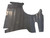 Trunk Mat Cover for 1956-1964 Studebaker Hawk Coupe, Gray Houndstooth Rubber, US-made, OEM Quality, Front Area Protection.