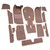 Carpet for 1967-1971 BMW 1602 2DR Die Cut Cutpile Cut & Sewn Complete 14Pc