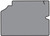 Trunk mat for vintage Pontiac LeMans, high-quality fleece material, custom fit for 1970-1971 models.