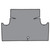 Trunk Mat for Classic Ford Falcon, Die Cut Fleece, Complete 1Pc, 1964-1965 Model, Interior Carpet, US-made, OEM Quality.