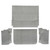 Trunk Mat for Classic Ford Galaxie, Die Cut Burtex, Complete 4Pc Kit, Precision-fit, US-made Pattern Style, Enhance Interior.