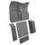 Carpet for 1974-1975 Jeep CJ5 Molded Cutpile Complete Complete 5Pc