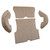Carpet for 1973 American Motors Hornet 2DR Molded Cargo Area 4Pc