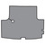 Trunk mat cover for 1970-1971 Dodge Dart, vinyl material, complete 1 piece, designed for 1970 Plymouth Superbird interior.