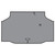 Trunk Mat for Classic Oldsmobile Cutlass, Die Cut Felt Cover, Complete 1Pc, 1968-1969 Model, US-made Quality.