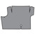 Trunk Mat for 1969-1970 Mercury Cougar Convertible, Die Cut Vinyl, Complete, Interior Carpet, OEM quality replication.