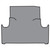 Trunk Mat for 1960 Ford Falcon Sedan 2DR, 4DR Die Cut Vinyl Complete 1Pc - Interior Carpet Replacement for Classic Cars.