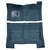 1966-1969 Ford Falcon 4DR Sedan Interior Carpet Kit, Molded Style, Made in USA - Upgrade Your Vehicle's Flooring Today!