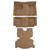 Carpet for Vintage Nissan 280Z Interior - Molded Cutpile Design, Made in USA, Easy Installation & Long-Lasting Quality.