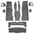 Interior Carpet for 1993-1994 BMW 740i, Black Cutpile - Molded Style, Complete Coverage, Made in the USA